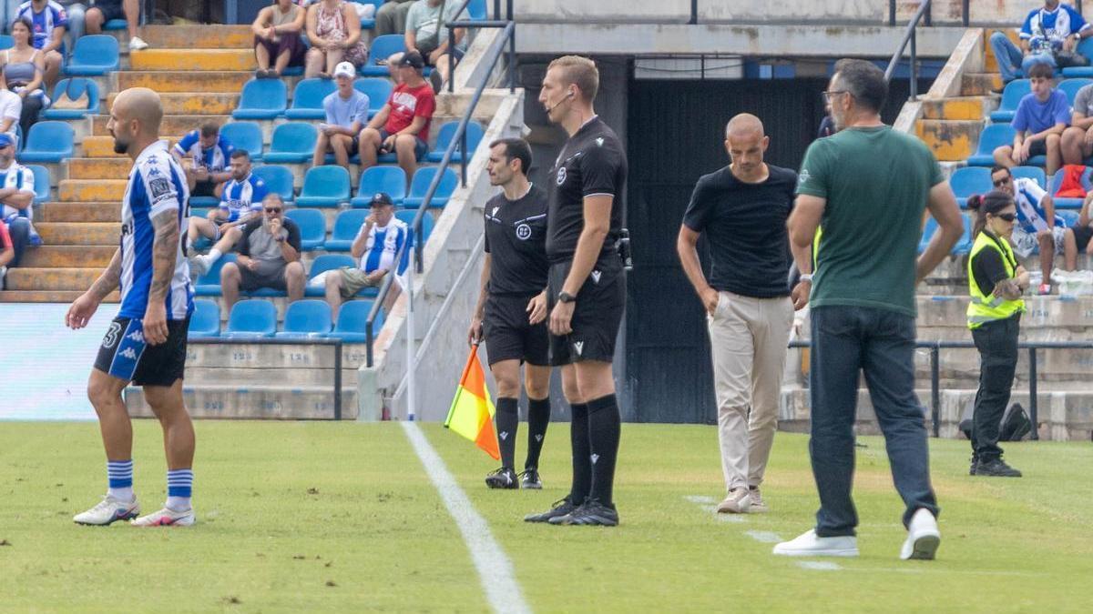 Beto Company y Manolo Herrero, en el áarea técnica del Rico Pérez.