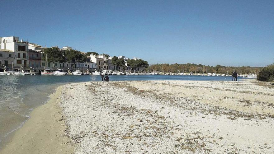 Panorámica de la nueva playa ubicada entre s&#039;Algar y es Babo