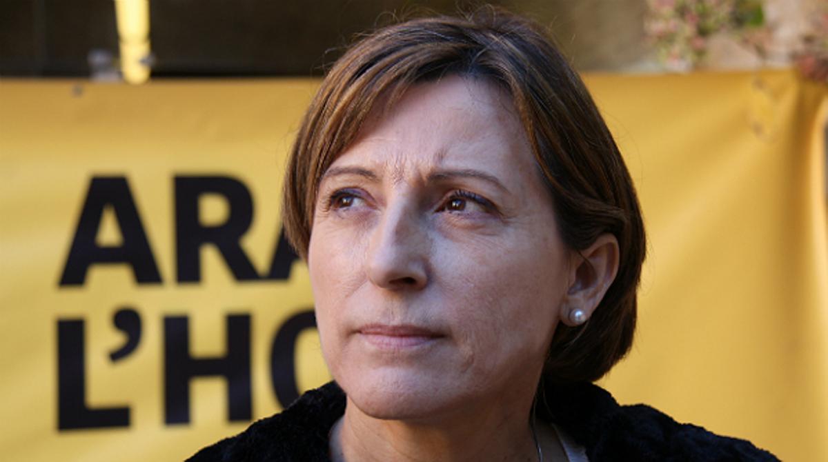 La presidenta de l’ANC, Carme Forcadell, ha explicat que el secretariat nacional de l’Assemblea Nacional Catalana ha acceptat per unanimitat la pregunta de la consulta.