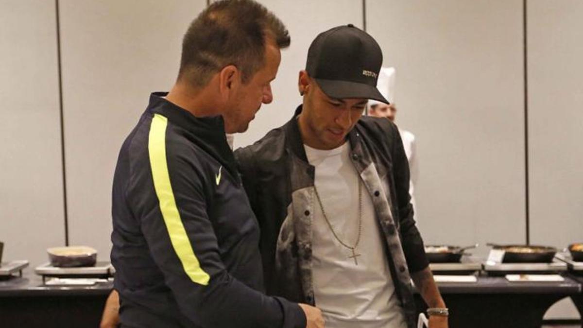 Neymar saludó a Dunga
