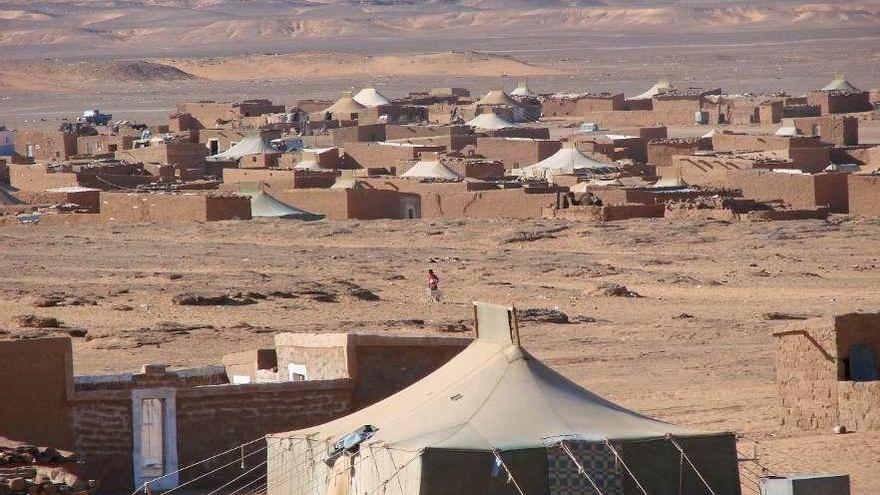 Vista de un campo de refugiados saharaui. // Sogaps