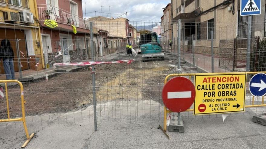 Totana | Nueva red de agua potable y nuevo pavimento en la calle Ramblica