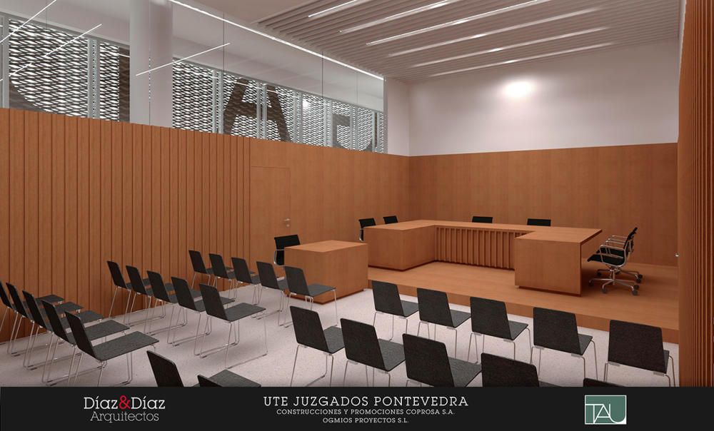 Así será el nuevo complejo judicial en Pontevedra
