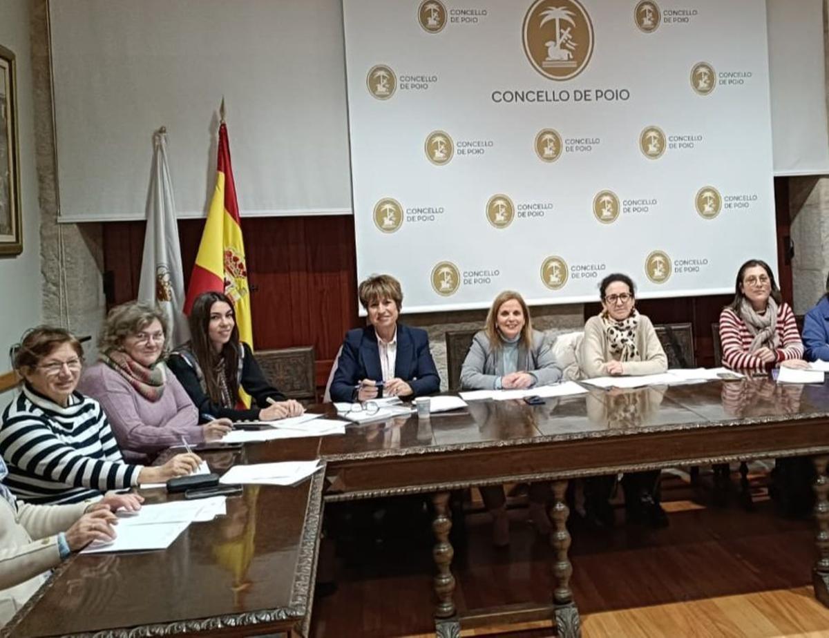 Algunas integrantes del Consello da Muller.