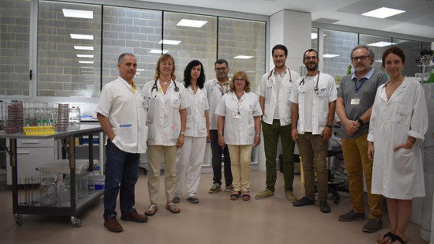 l&#039;equip d&#039;experts dels diferents serveis que integren la nova unitat de malalties importades