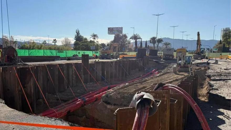 La avenida de Murcia Miguel Indurain, tras dos meses desde el hundimiento, ya tiene fecha de reapertura
