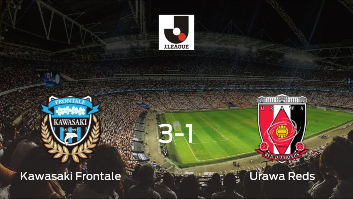 3-1: El Kawasaki Frontale se impone al Urawa Reds en casa