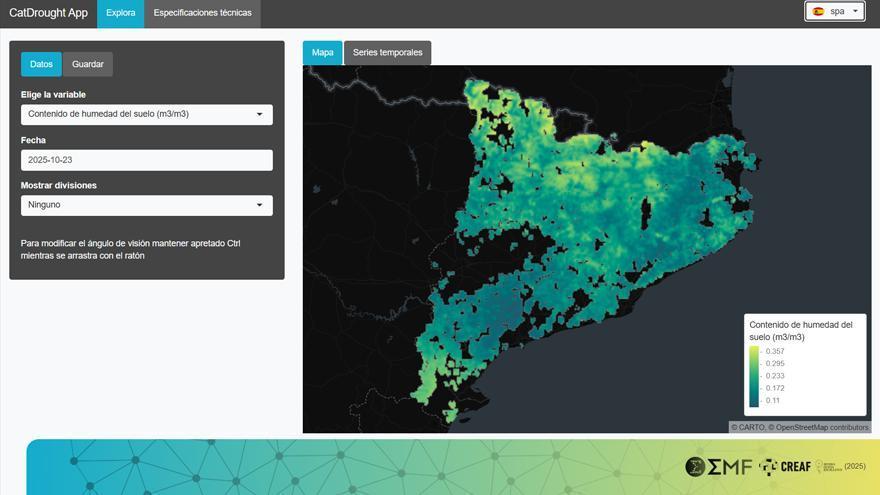 Contenido de humedad del suelo. DEBOSCAT