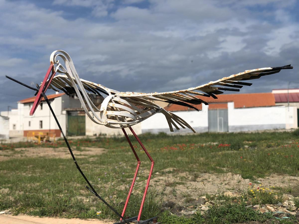 La escultura de Salorino.