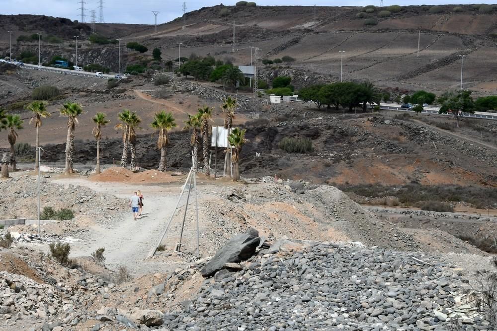 Barranco del Veril, en el que está proyectado construir el 'Siam Park'