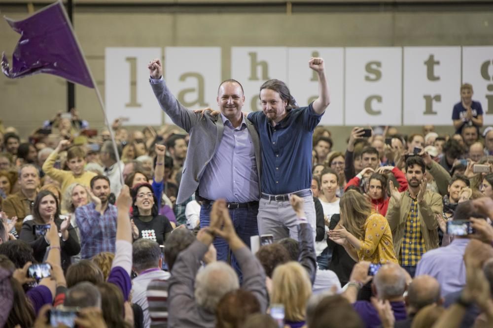 Elecciones autonómicas: acto Podemos en València con Pablo Iglesias
