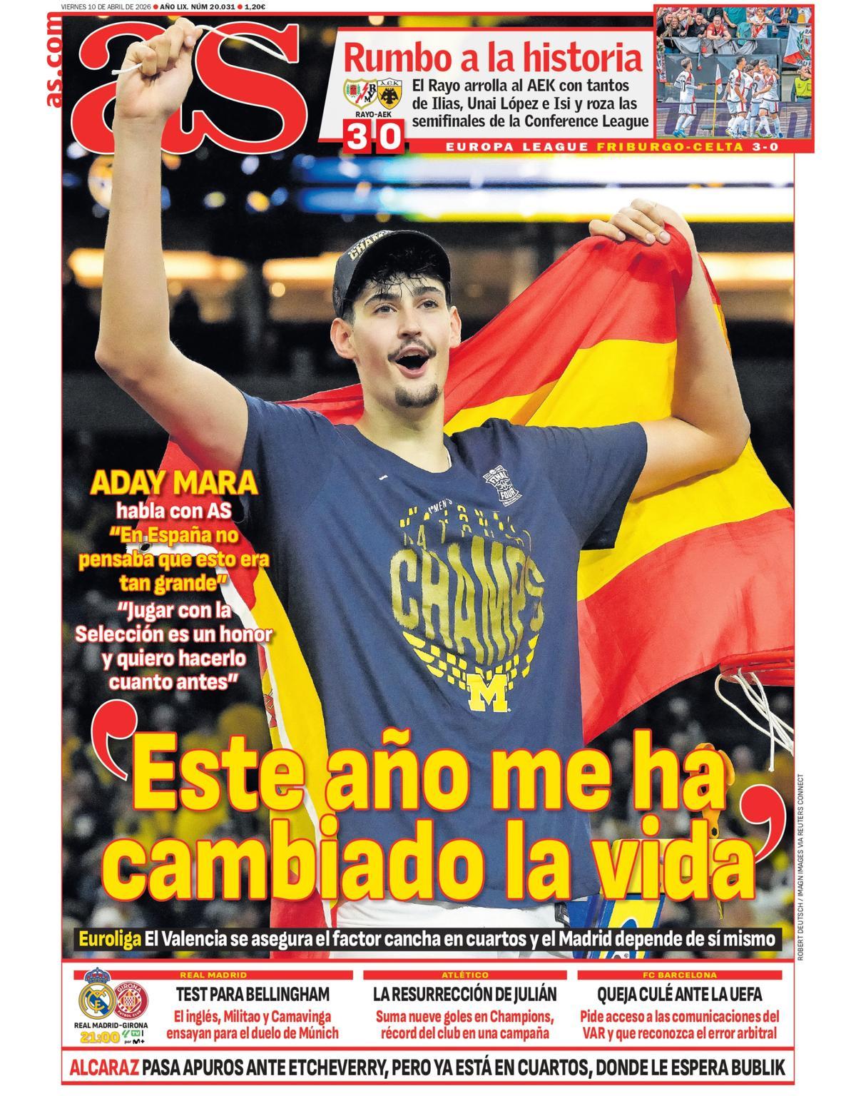 Las portadas de la prensa deportiva de hoy
