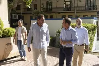 La visita del ministro Óscar Puente a Xàtiva, en imágenes