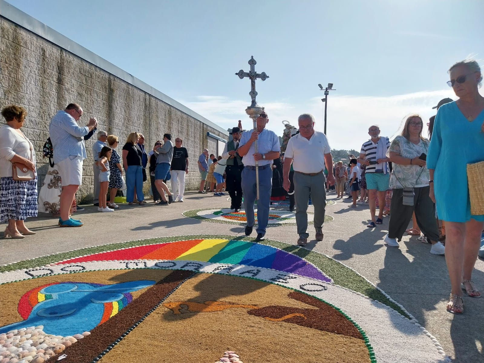 Las celebraciones en honor a la Virgen del Carmen en O Morrazo. La procesión en Bueu