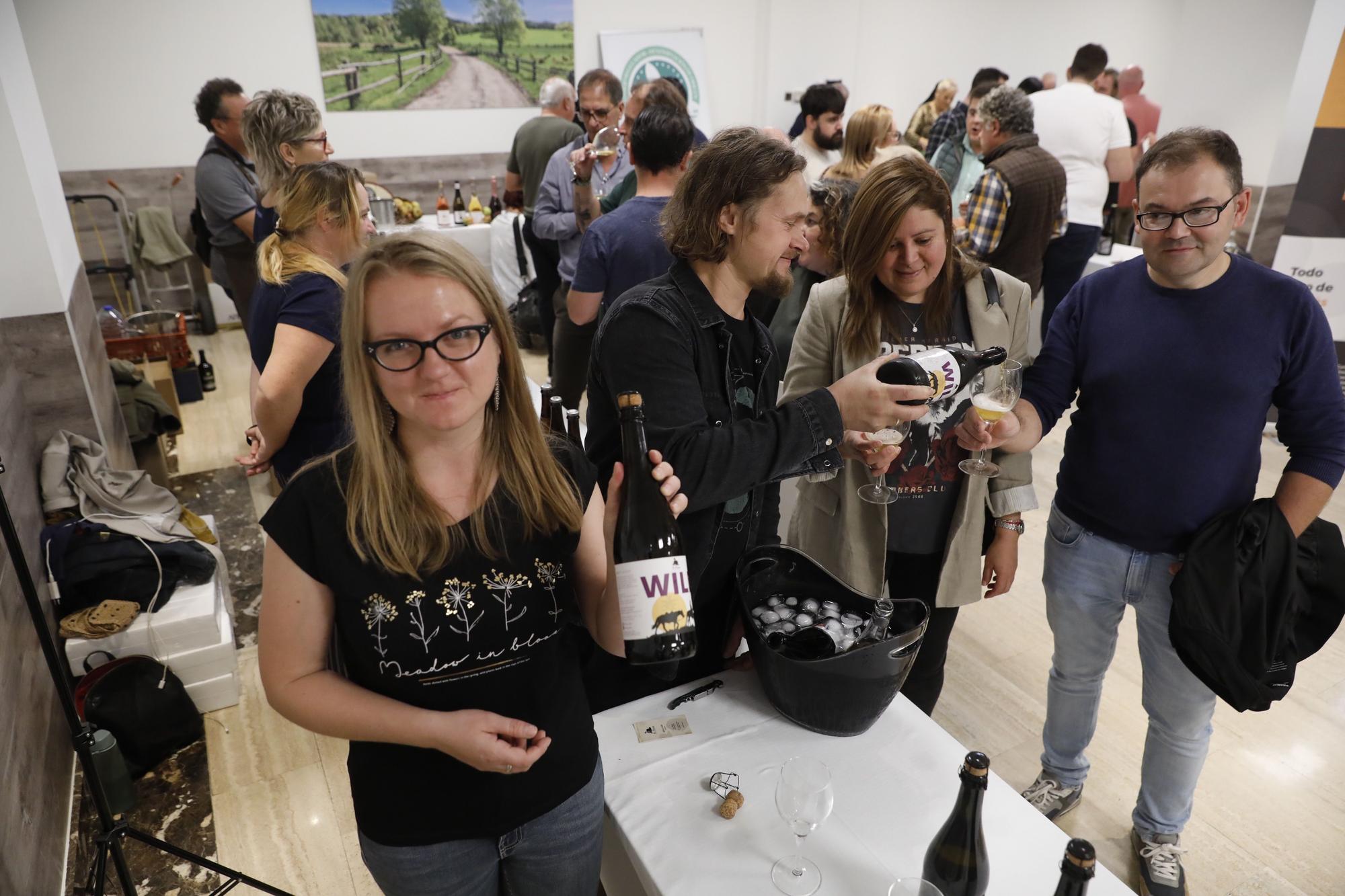 En imágenes: Celebración de una cata en el Salón de la Sidra