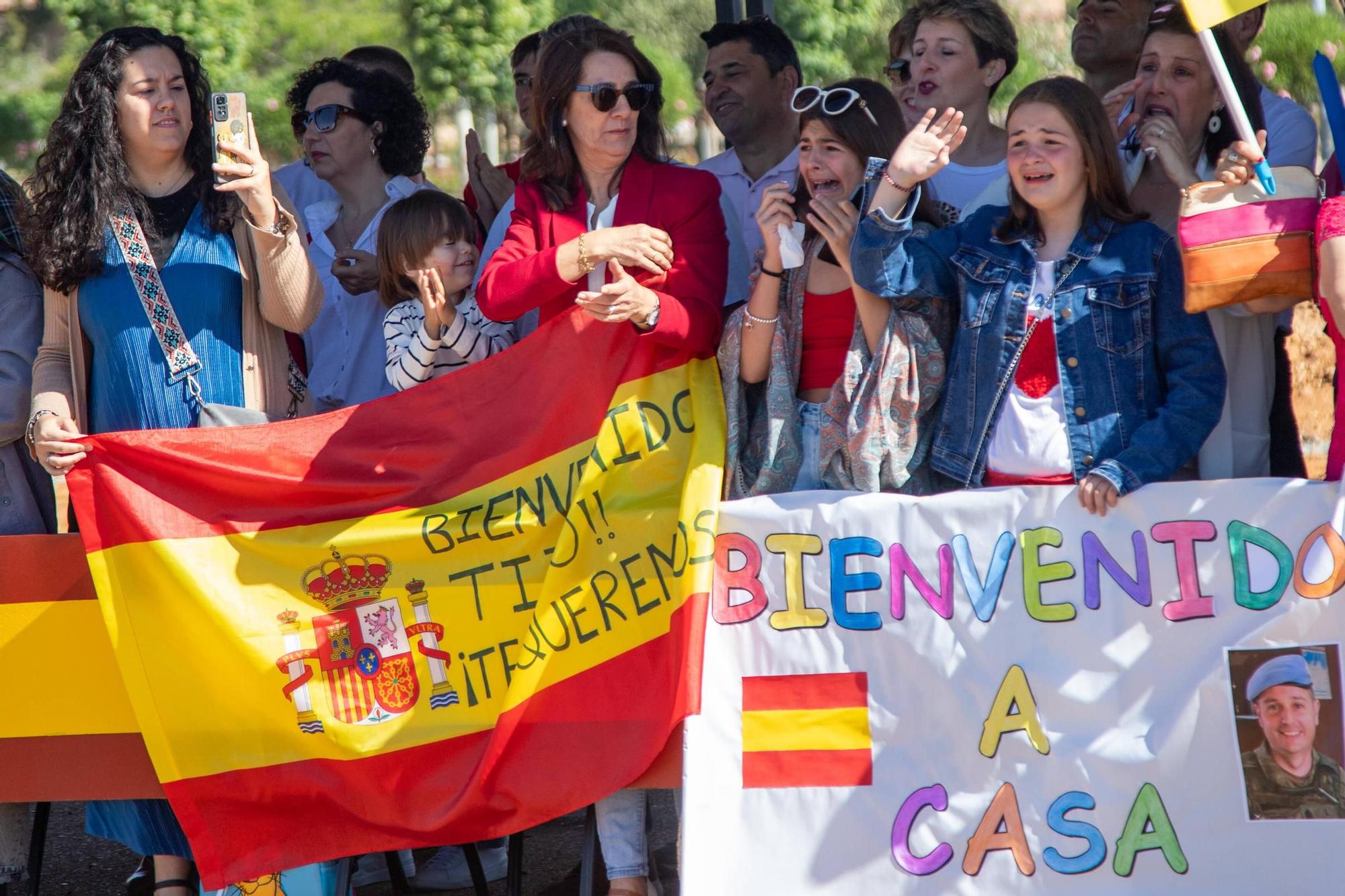 Vuelven a Badajoz los últimos militares que se encontraban en misión de paz en Líbano