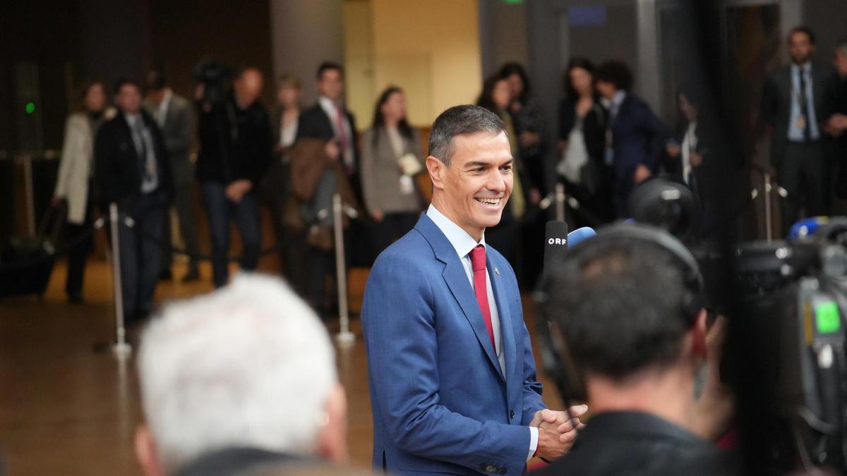 Pedro Sánchez, en la reunión esta semana del Consejo Europeo.