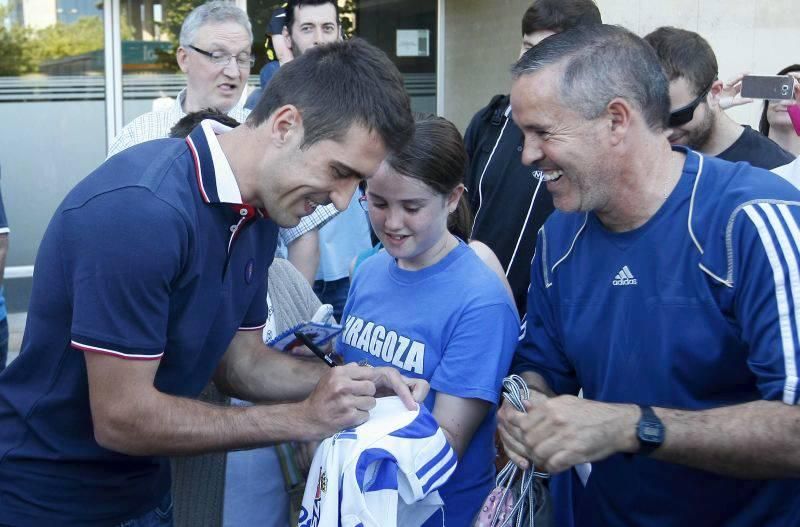 Presentación de Zapater en la Romareda