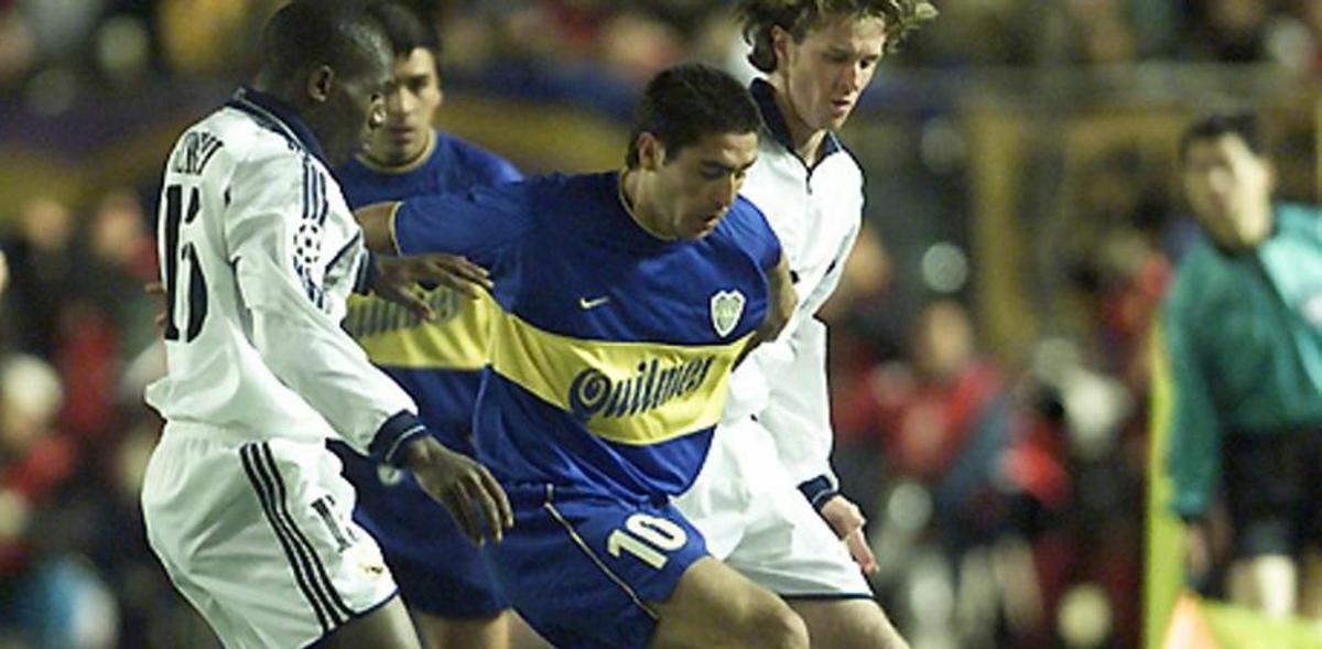 Riquelme y Palermo fueron las grandes estrellas del Boca Juniors de inicio de siglo que ganó la Copa Libertadores y la Intercontinental