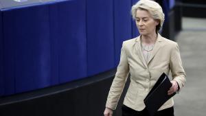 La presidenta de la Comisión Europea (CE), Ursula von der Leyen.