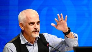Alan Pace, durante la rueda de prensa de este martes.
