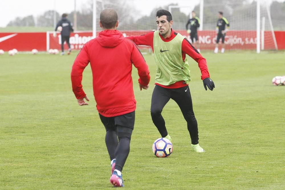 Entrenamiento del Sporting