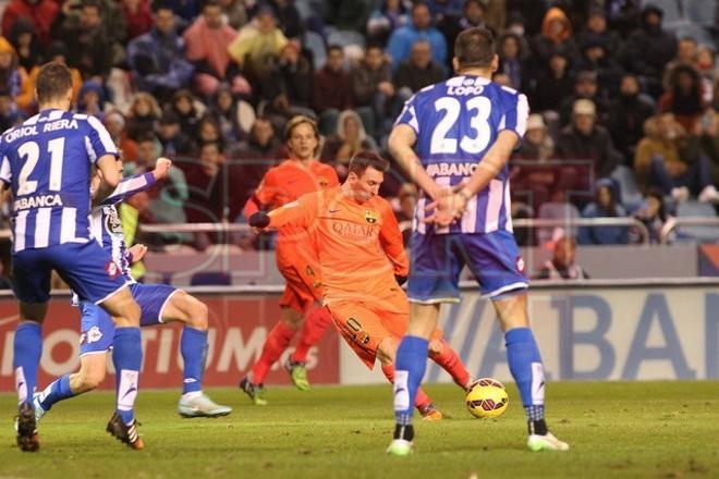 Las imágenes del Depor-Barça