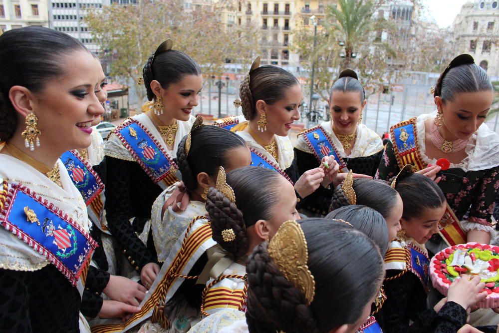 Fallas 2018 - Palco del día 2: cumpleaños de Rocío Gil