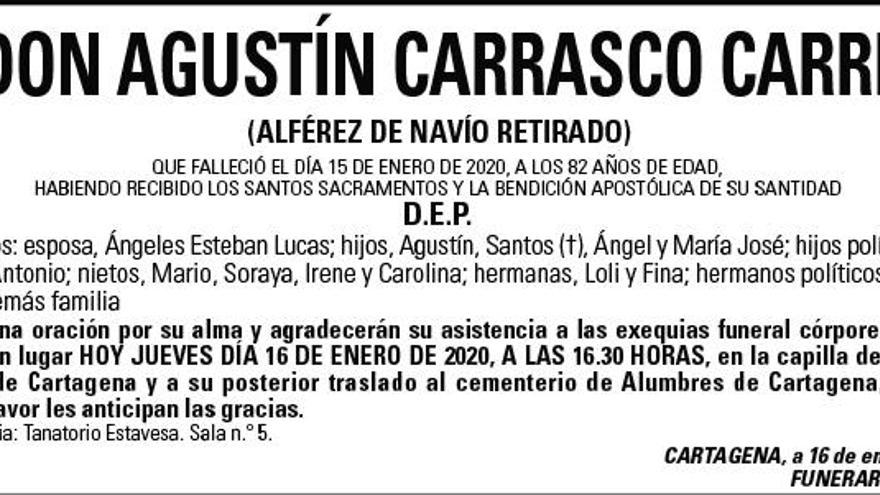 D. Agustín Carrasco Carreño