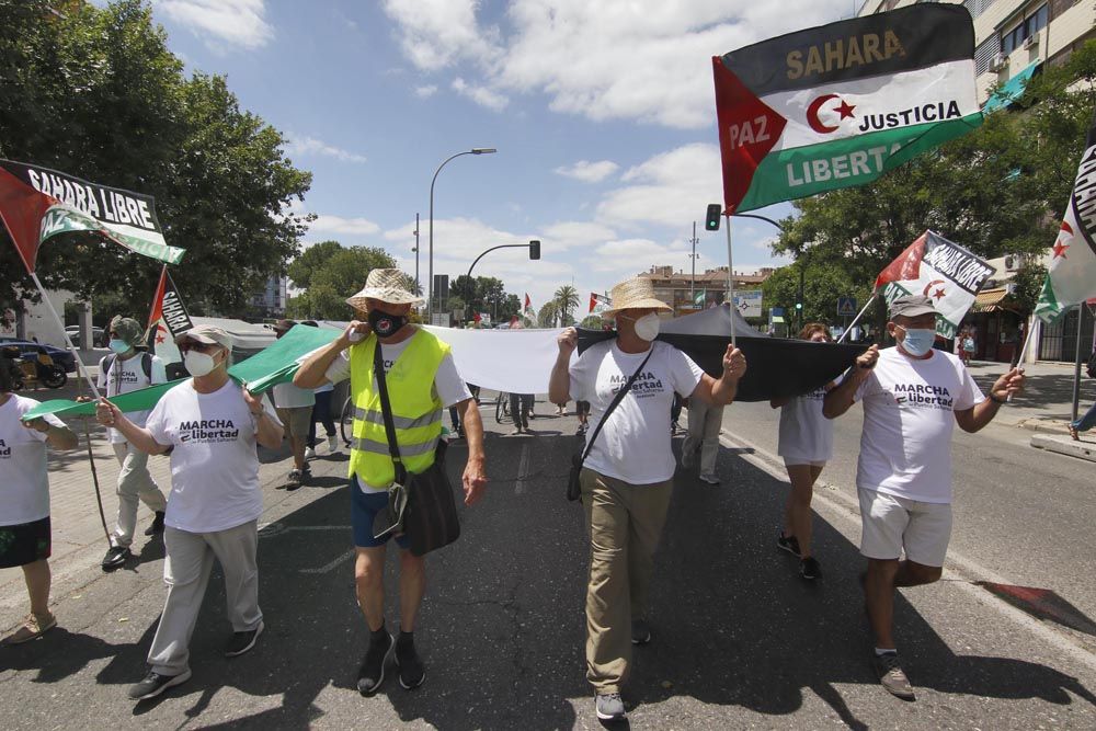 La marcha por la libertad del pueblo saharaui llega a Córdoba