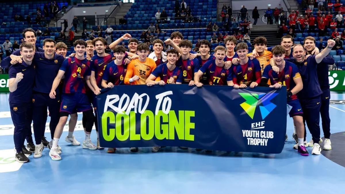 El Barça juvenil se exhibió en la Champions juvenil