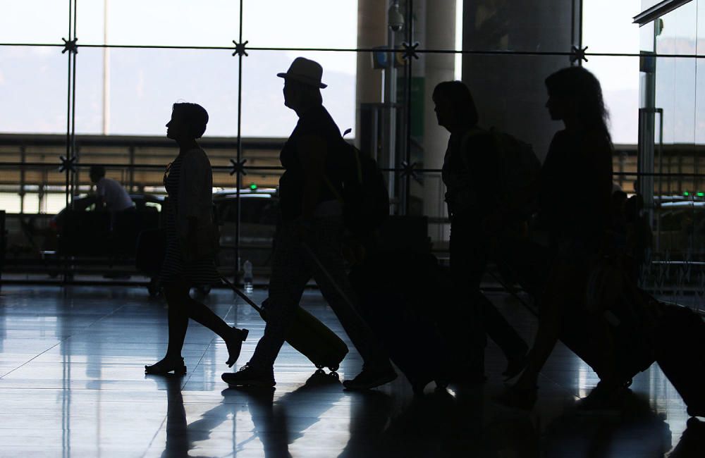 Operación salida en el aeropuerto de Málaga