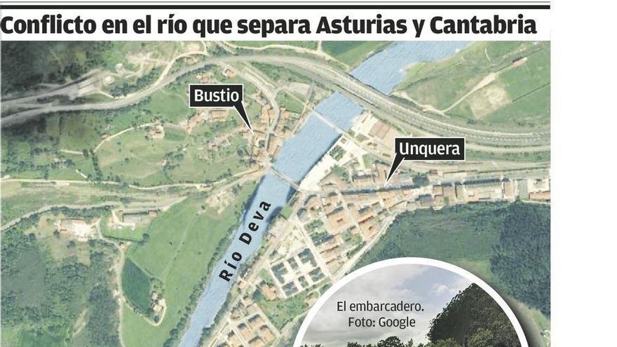 Costas prohíbe el desembarco de canoas asturianas en la Campa Larga de Unquera