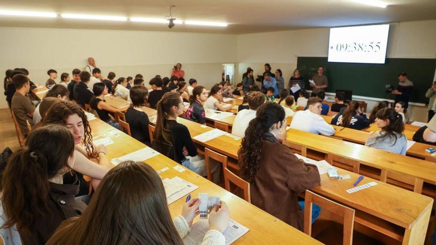 ¿Reclamar las notas de la PAU en Galicia? Solo si el alumno está «seguro» de su desempeño