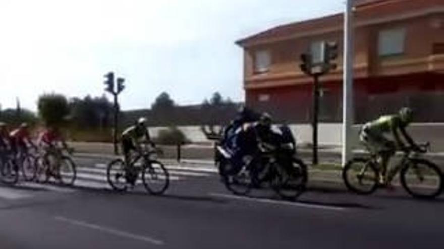 Así fue el atropello a Peter Sagan en la Vuelta