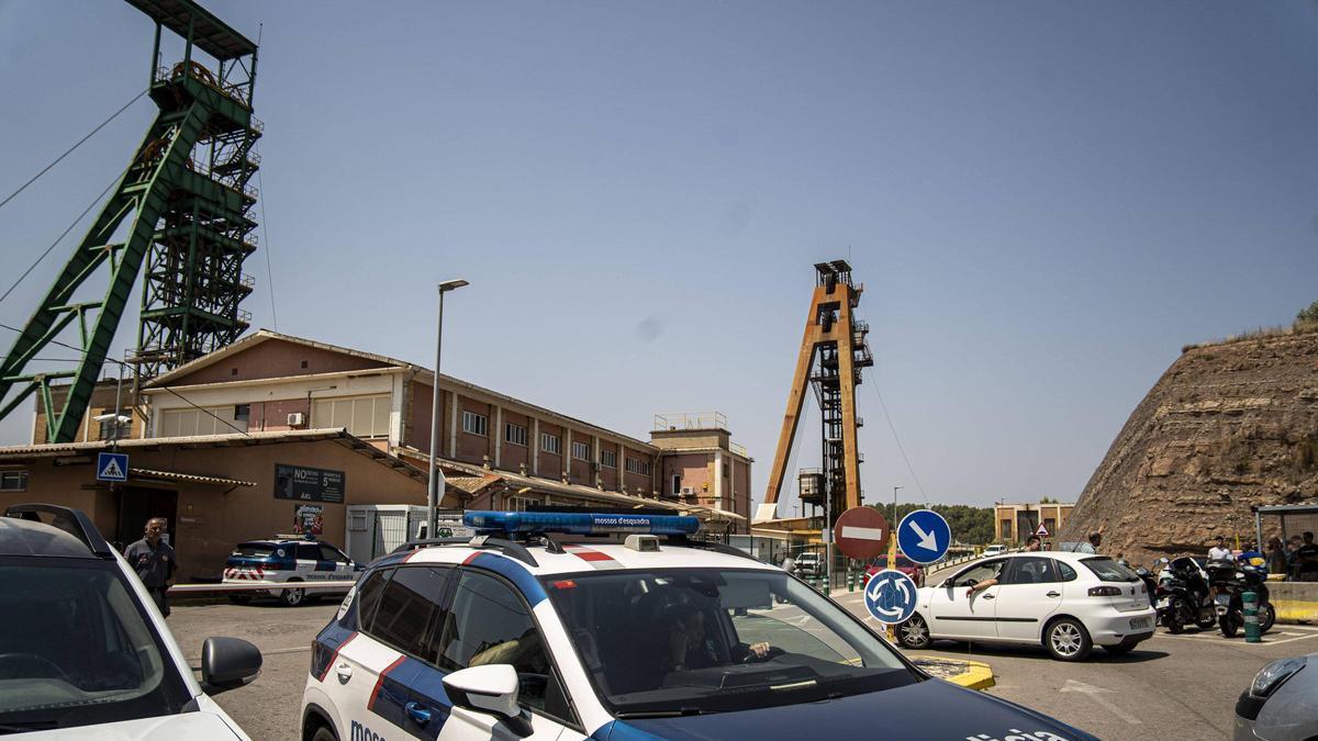 La mina de Cabanasses ha quedat completament aturada des del moment que s'ha produït l'accident mortal