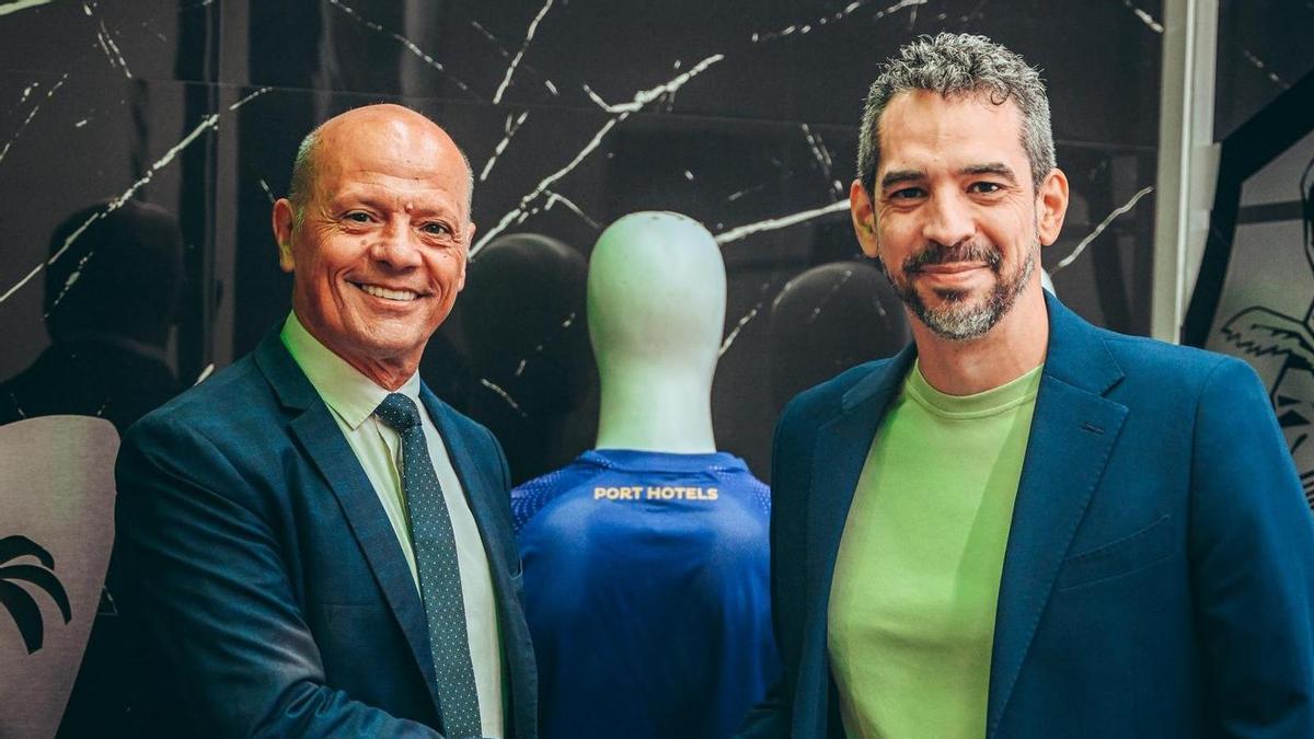 Joaquín Buitrago, presidente del Elche, y Diego Fernández Pérez de Ponga, CEO de Port Hotels