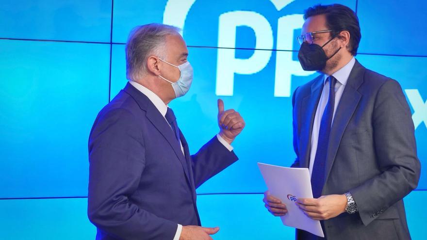 El canario Sergio Ramos,   en el comité organizador del congreso extraordinario del PP