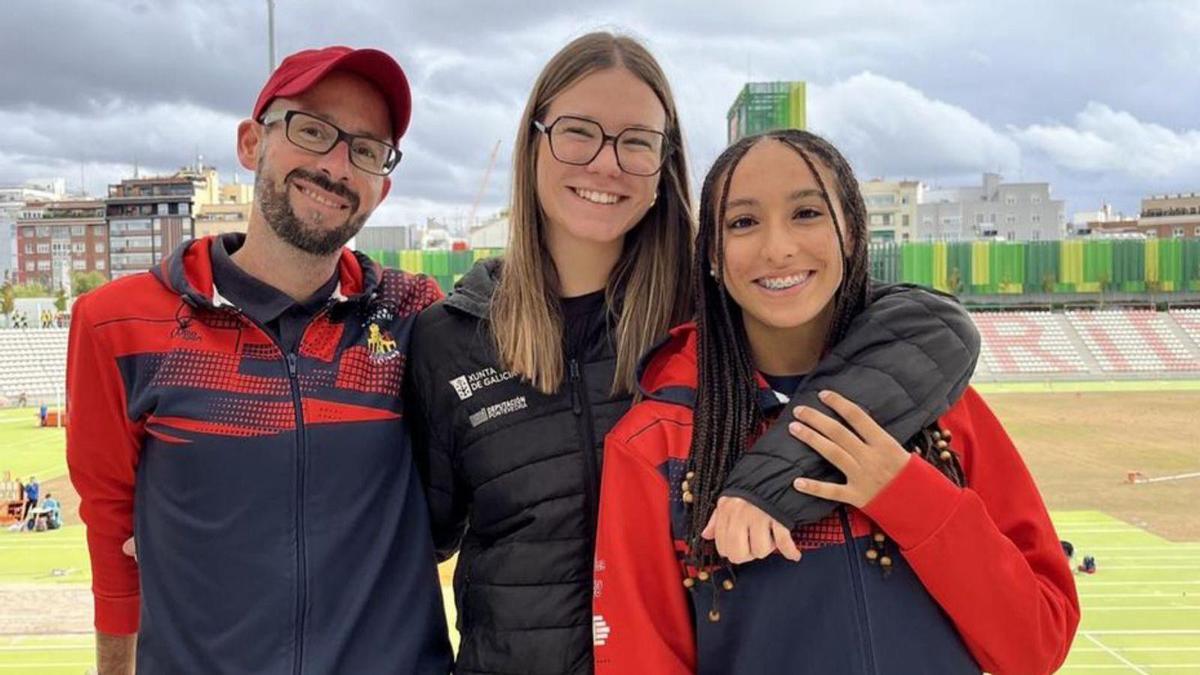 Arauia Al Bachere y Lía Vázquez, en el Nacional Sub-20 |