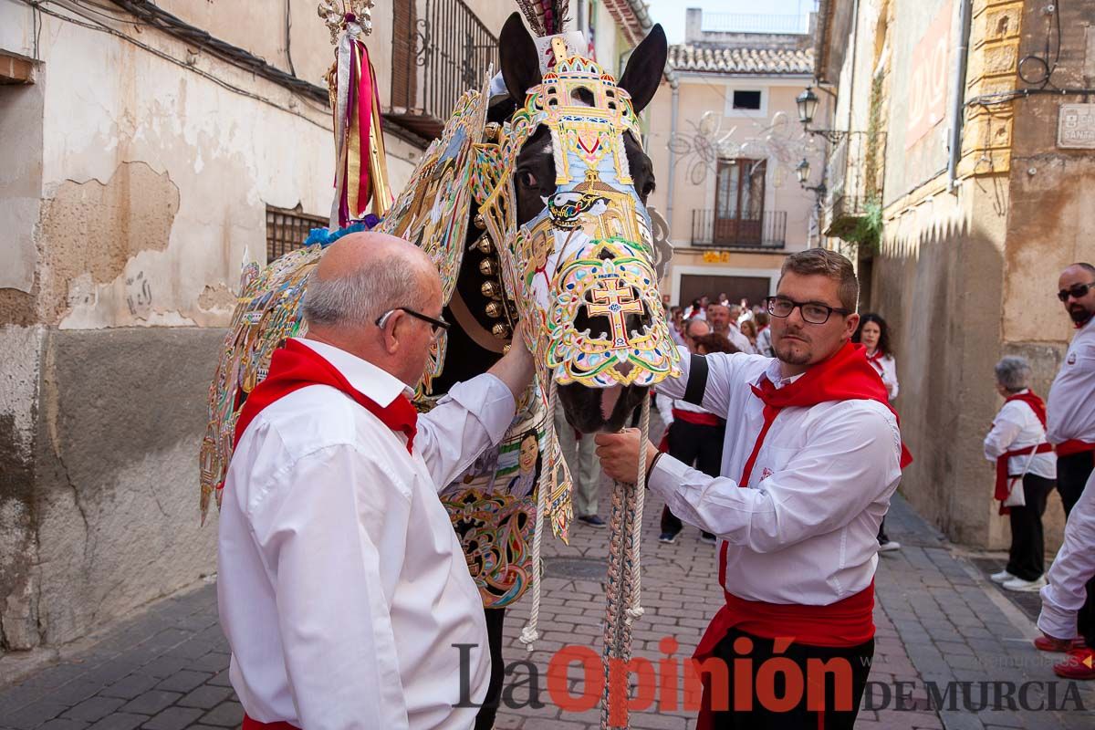 Recorrido Caballos del Vino día dos de mayo en Caravaca