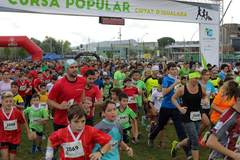 Més de dos mil participants a la 41a Cursa Popular d'Igualada