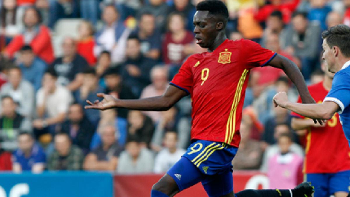 Iñaki Williams, con la selección española