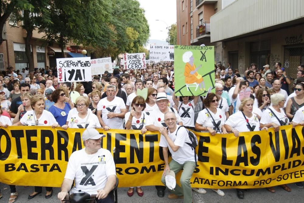 La gran manifestación por el soterramiento. 30 de septiembre