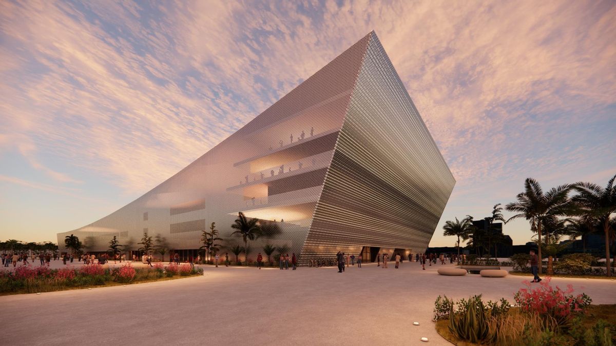 Proyecto del nuevo pabellón de la Institución Ferial de Canarias.
