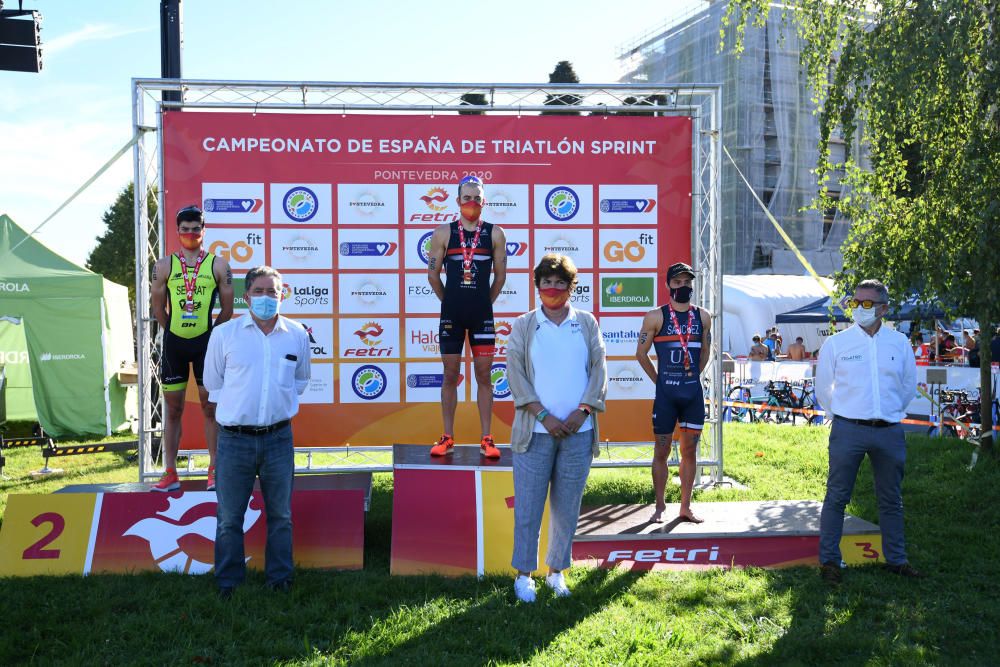 Los favoritos cumplen en el Campeonato de España de Triatlón Sprint en Pontevedra