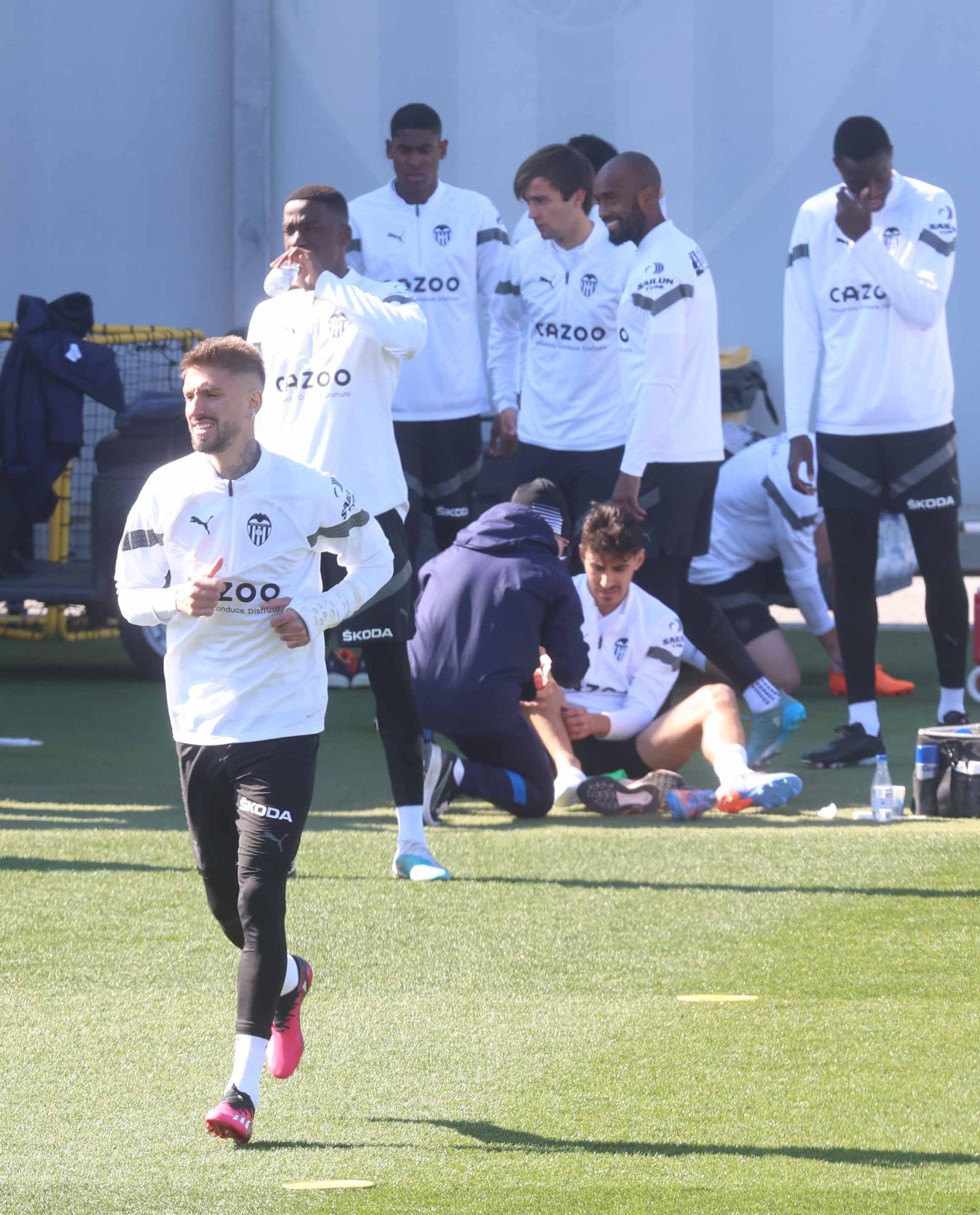 Así ha sido el entrenamiento del Valencia CF de este miércoles