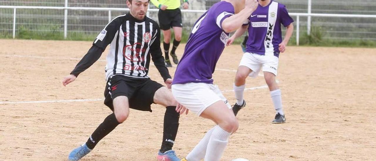 Una acción del partido del Rayo Villalegre.