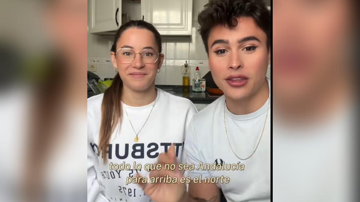 Isabel María y Paco Abreu, en un momento del vídeo.