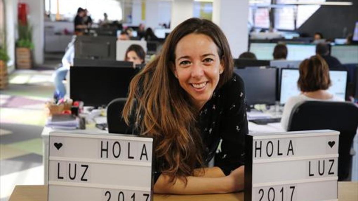 Carlota Pi, en las oficinas de la empresa.