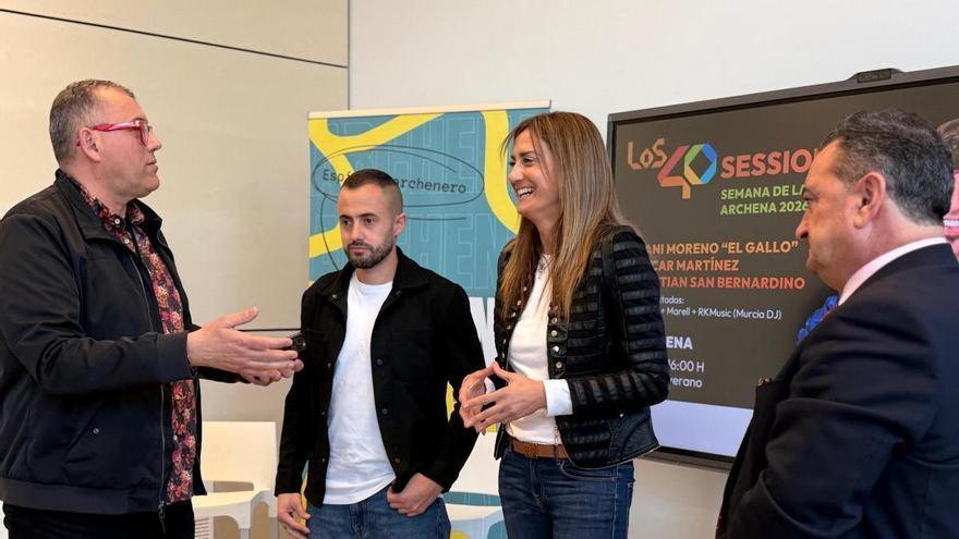 Los 40 Sesion`s llegan a Archena en la Semana de la Juventud